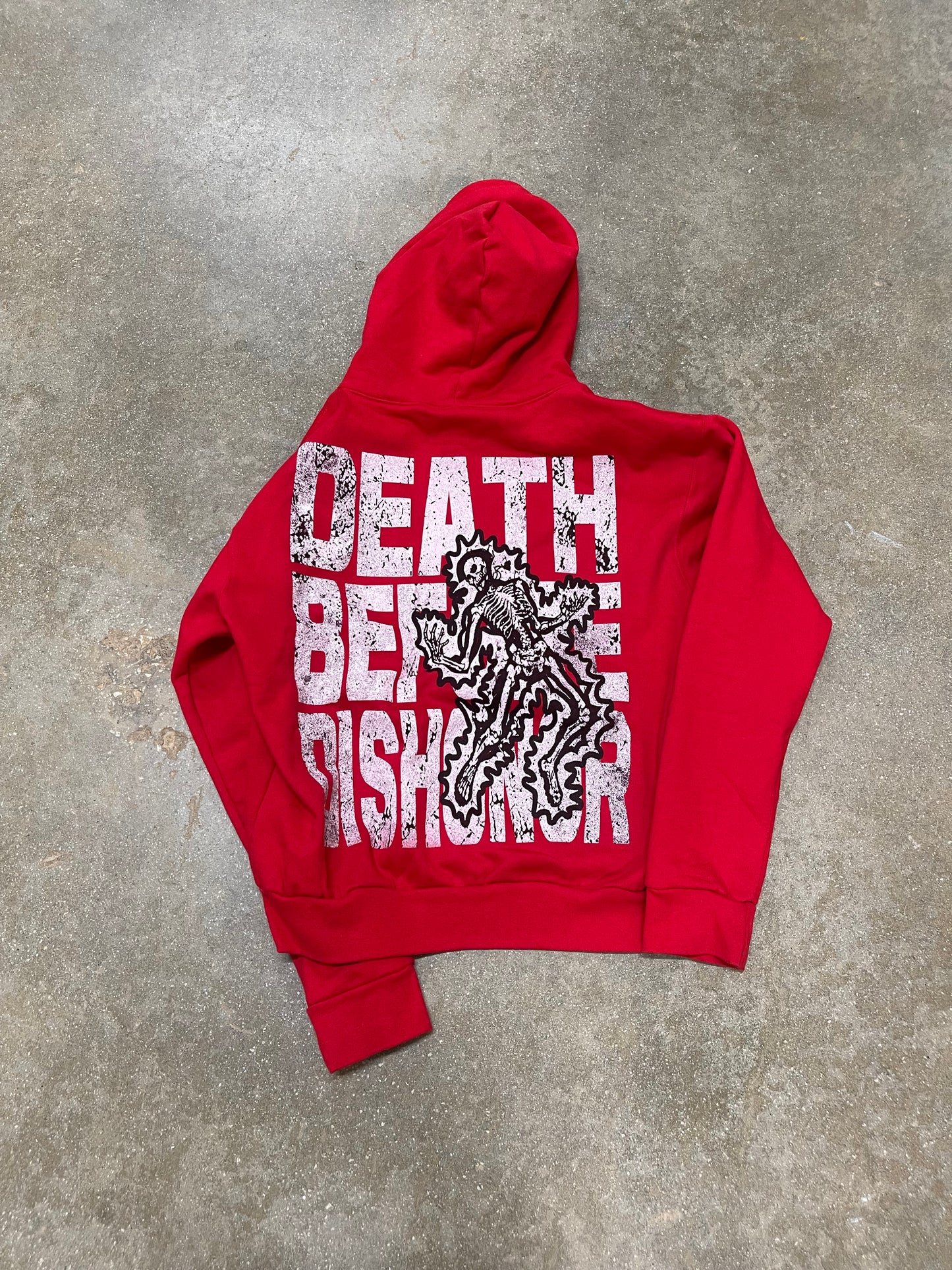 SKULL HOODIE (RED)