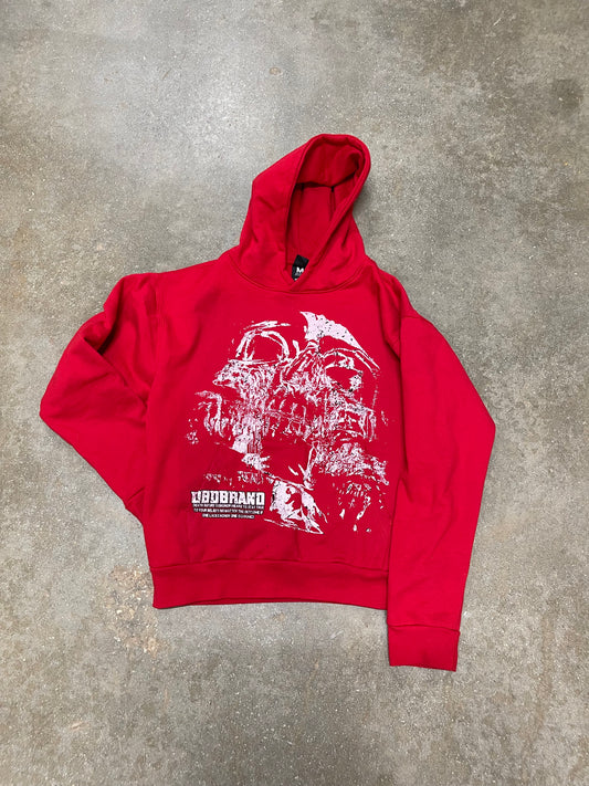 SKULL HOODIE (RED)
