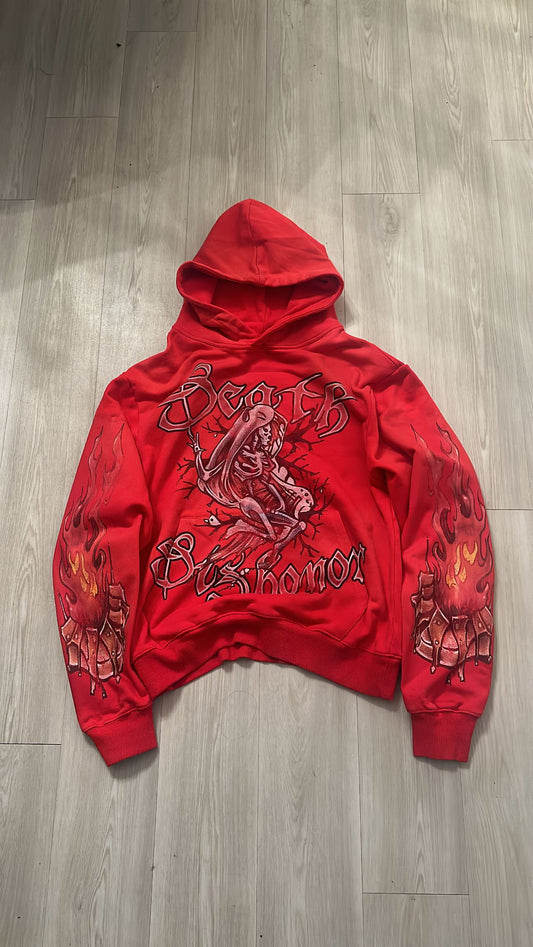 LADY DEATH HOODIE (RED)